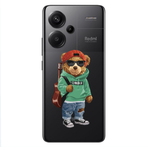 Xiaomi Redmi Note 13 Pro+ 5G  Summer Tedy Transparent Silicone TPU Θήκη