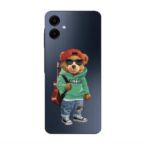 Samsung A06 Summer Tedy Transparent Silicone TPU Θήκη