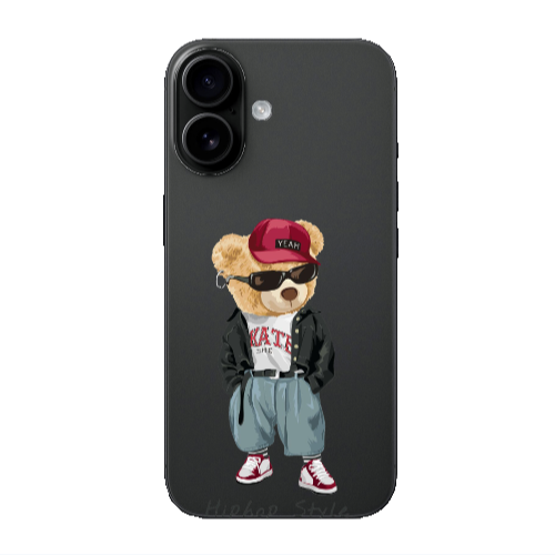 Apple Iphone 16 plus Hip hop style Transparent Silicone TPU Θήκη