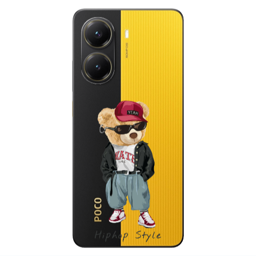 Xiaomi Poco X7 Pro Hip hop style Transparent Silicone TPU Θήκη