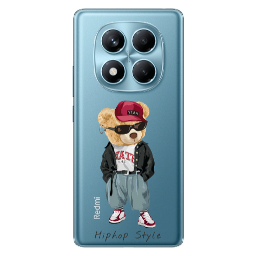 Xiaomi Redmi Note 14 Pro Hip hop style Transparent Silicone TPU Θήκη