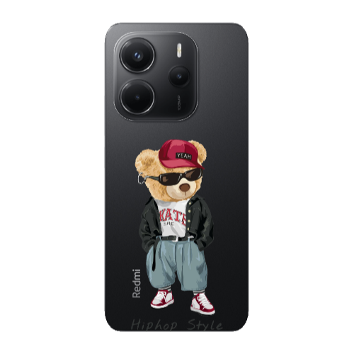 Xiaomi Redmi Note 14 Hip hop style Transparent Silicone TPU Θήκη