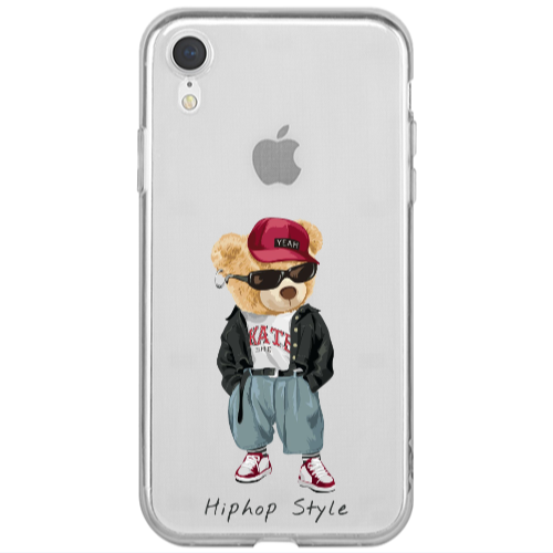 Apple iPhone Xr Hip hop style Transparent Silicone TPU Θήκη