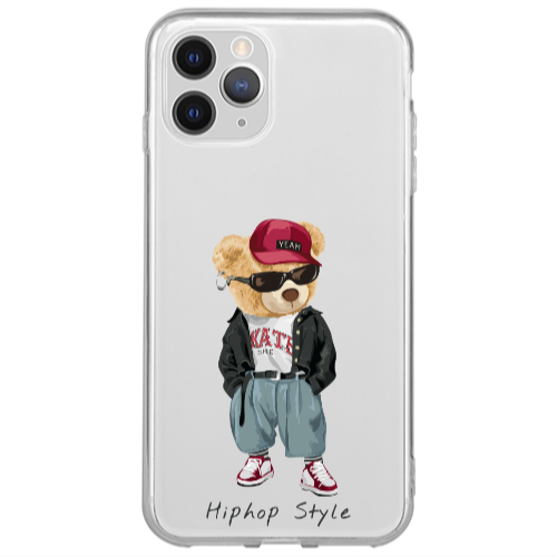 Apple iPhone 13 Pro Max Hip hop style Transparent Silicone TPU Θήκη