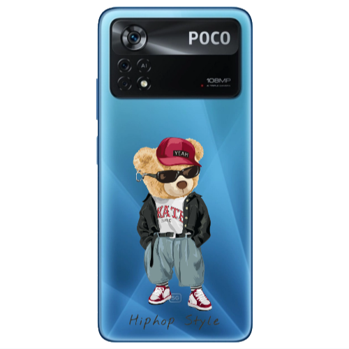 Xiaomi Poco X4 Pro Hip hop style Transparent Silicone TPU Θήκη