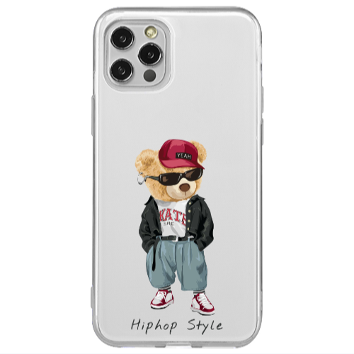Apple iPhone 12 Pro Hip hop style Transparent Silicone TPU Θήκη