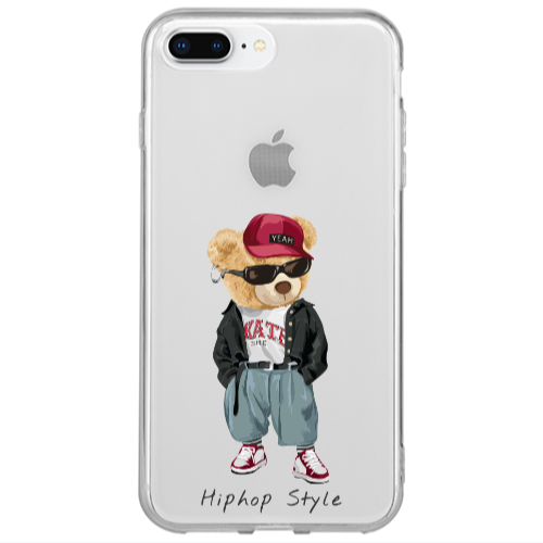 Apple iPhone 7 Plus Hip hop style Transparent Silicone TPU Θήκη
