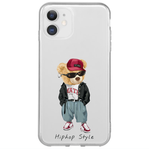 Apple iPhone 12 Mini Hip hop style Transparent Silicone TPU Θήκη