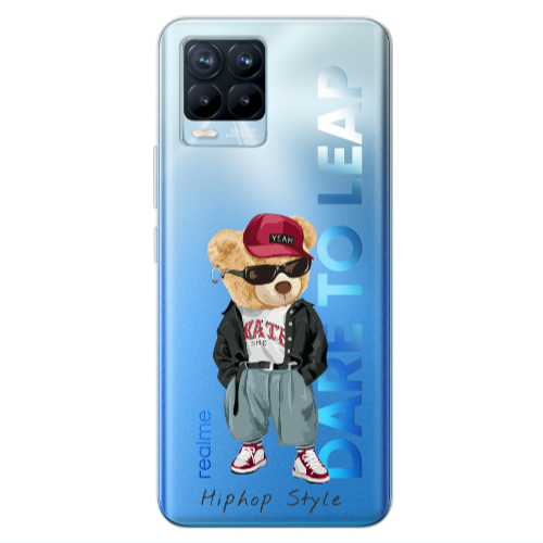 Realme 8 Pro Hip hop style Transparent Silicone TPU Θήκη