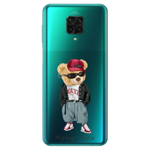 Xiaomi Redmi Note 9S Hip hop style Transparent Silicone TPU Θήκη