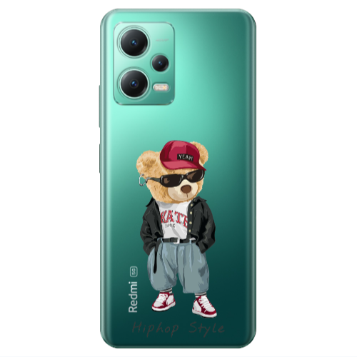 Xiaomi Redmi Note 12 Pro 5G Hip hop style Transparent Silicone TPU Θήκη