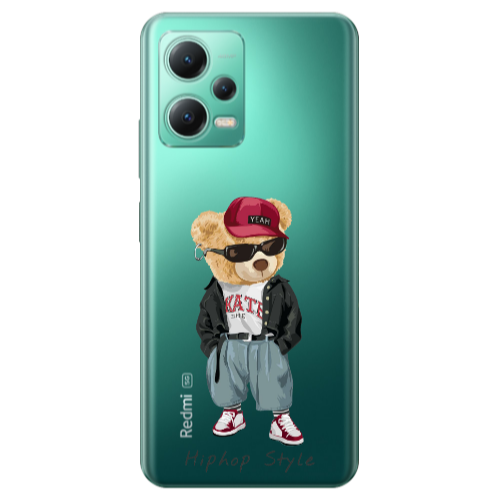 Xiaomi Redmi Note 12 Pro Plus 5G Hip hop style Transparent Silicone TPU Θήκη