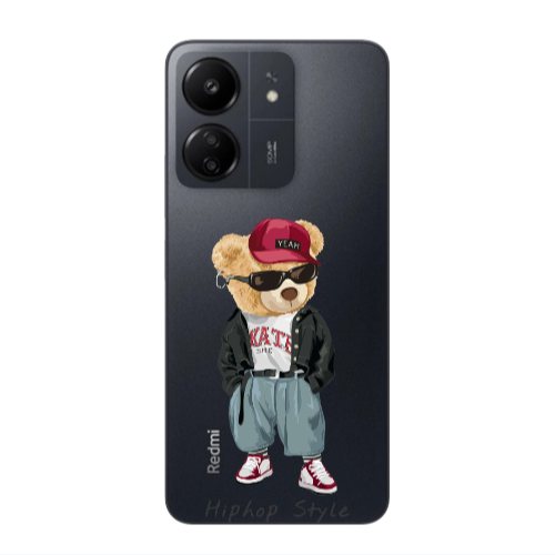 Xiaomi Redmi 13C Hip hop style Transparent Silicone TPU Θήκη