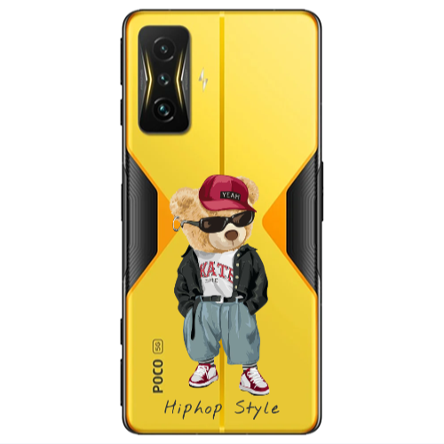 Xiaomi Poco F4 Gt Hip hop style Transparent Silicone TPU Θήκη