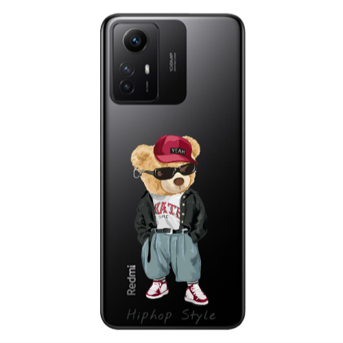 Xiaomi Redmi Note 12s Hip hop style Transparent Silicone TPU Θήκη