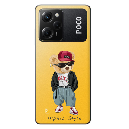 Xiaomi Poco X5 Pro Hip hop style Transparent Silicone TPU Θήκη