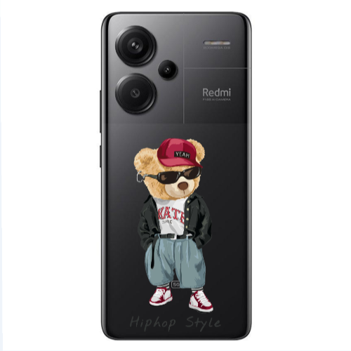 Xiaomi Redmi Note 13 Pro+ 5G  Hip hop style Transparent Silicone TPU Θήκη