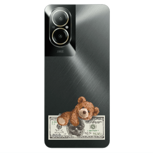 Realme C67 Money Style Transparent Silicone TPU Θήκη