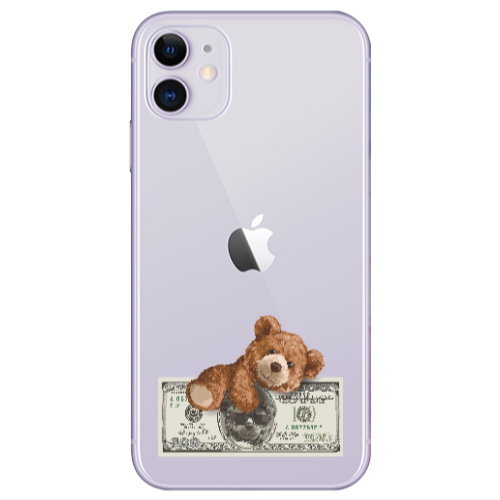 Apple iPhone 11  Money Style Transparent Silicone TPU Θήκη