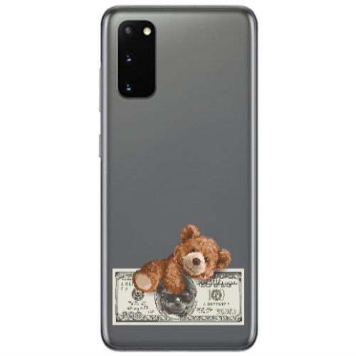 Samsung S20 Money Style Transparent Silicone TPU Θήκη