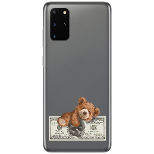 Samsung S20 Plus Money Style Transparent Silicone TPU Θήκη