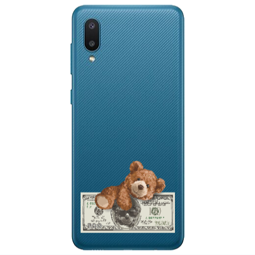 Samsung A02 Money Style Transparent Silicone TPU Θήκη