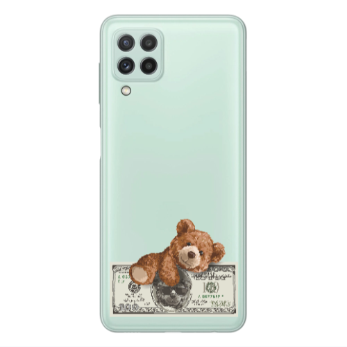 Samsung A22 4G Money Style Transparent Silicone TPU Θήκη
