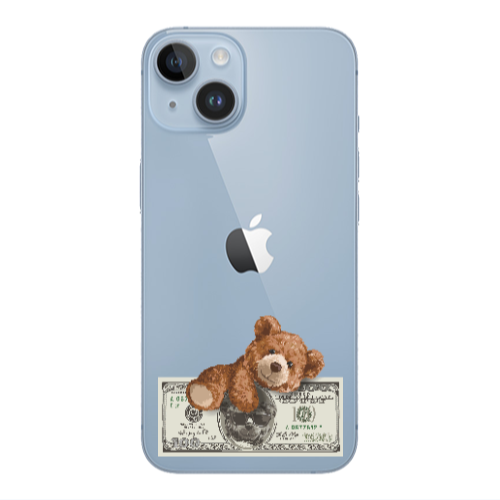 Apple iPhone 14 Plus Money Style Transparent Silicone TPU Θήκη