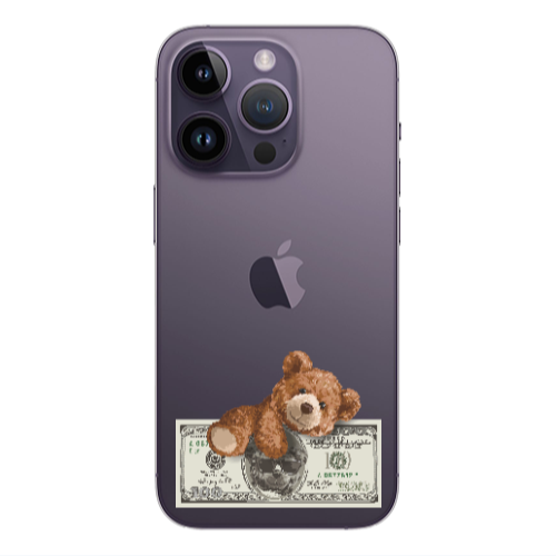 Apple iPhone 14 Pro  Money Style Transparent Silicone TPU Θήκη