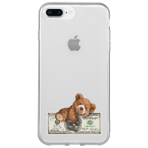 Apple iPhone 7 Plus Money Style Transparent Silicone TPU Θήκη