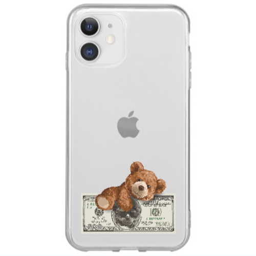 Apple iPhone 12 Mini Money Style Transparent Silicone TPU Θήκη
