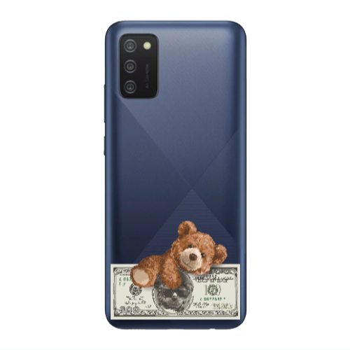 Samsung A03S Money Style Transparent Silicone TPU Θήκη