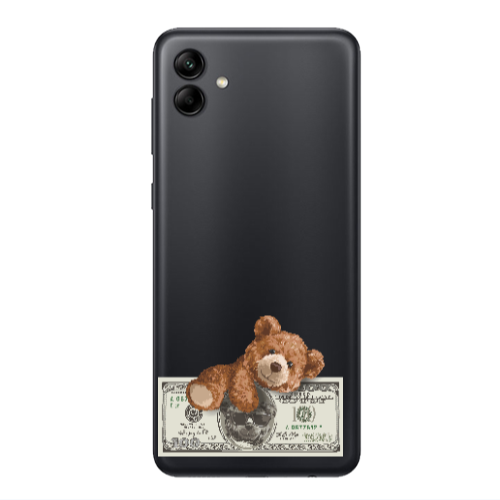 Samsung A04 Money Style Transparent Silicone TPU Θήκη