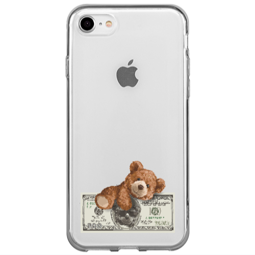 Apple iPhone SE 2020 Money Style Transparent Silicone TPU Θήκη