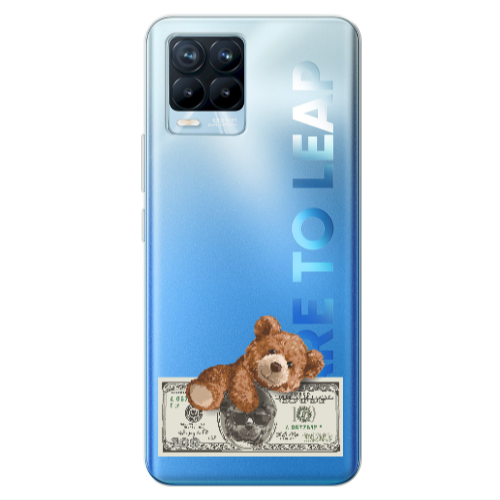 Realme 8 Pro Money Style Transparent Silicone TPU Θήκη