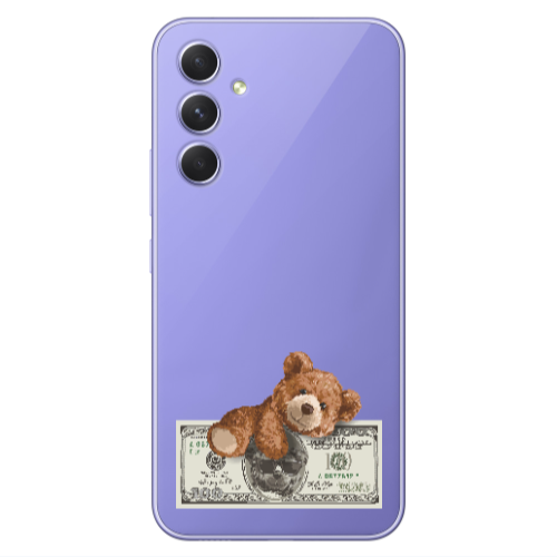 Samsung A54 Money Style Transparent Silicone TPU Θήκη