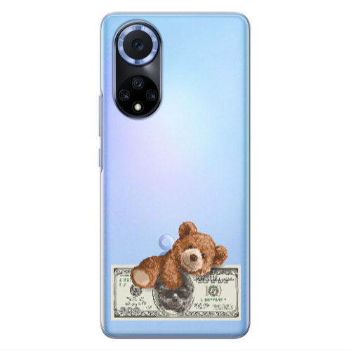 Huawei Nova 9 Money Style Transparent Silicone TPU Θήκη