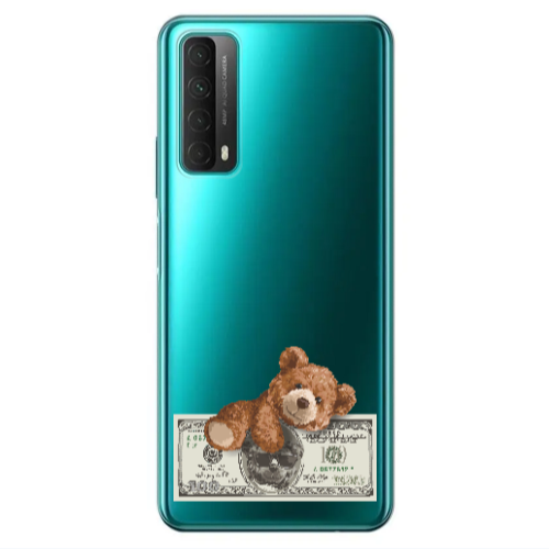 Huawei P Smart 2021 Money Style Transparent Silicone TPU Θήκη