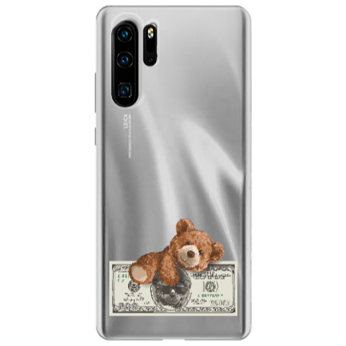 Huawei P30 Pro Money Style Transparent Silicone TPU Θήκη