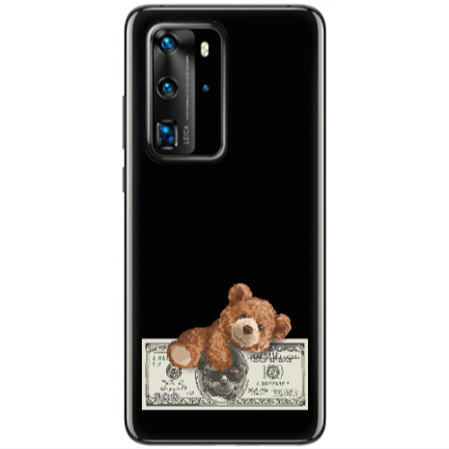 Huawei P40 Pro Money Style Transparent Silicone TPU Θήκη
