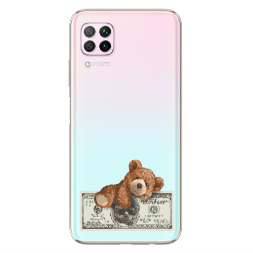 Huawei P40 Lite Money Style Transparent Silicone TPU Θήκη