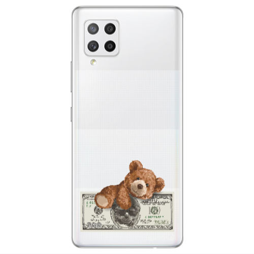 Samsung A42 5G Money Style Transparent Silicone TPU Θήκη
