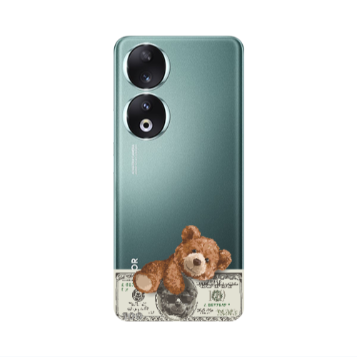 Honor 90 5G Money Style Transparent Silicone TPU Θήκη