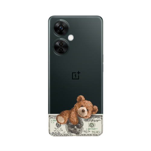 Oneplus Nord CE 3 Lite 5G Money Style Transparent Silicone TPU Θήκη