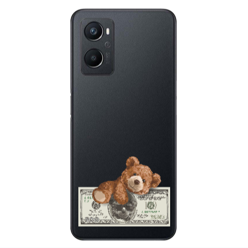 Oppo A 96 Money Style Transparent Silicone TPU Θήκη