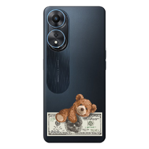 Oppo A 98 Money Style Transparent Silicone TPU Θήκη
