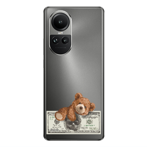 Oppo Reno10 5G Money Style Transparent Silicone TPU Θήκη
