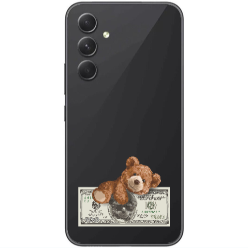 Samsung  Galaxy A05s Money Style Transparent Silicone TPU Θήκη