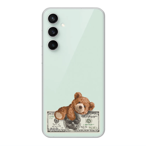 Samsung S24 FE Money Style Transparent Silicone TPU Θήκη