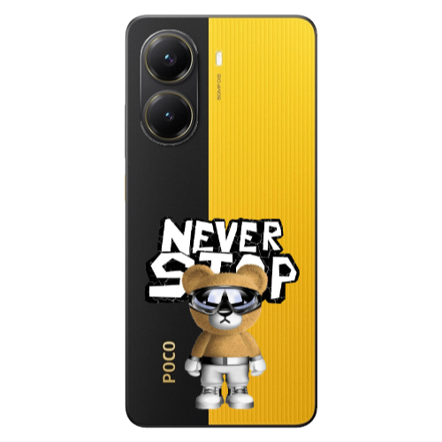 Xiaomi Poco X7 Pro Never stop Transparent Silicone TPU Θήκη